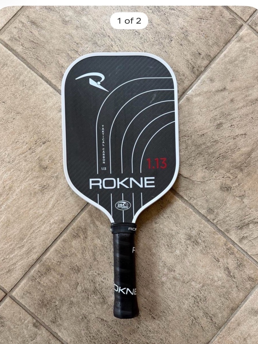 Rokne Taktical Carbon 13mm Pickleball Paddle